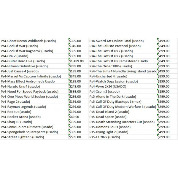 catalogo seminuevos plaza del Parque