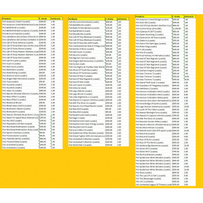 .catalogo de juegos seminuevos plaza de la tecnologia