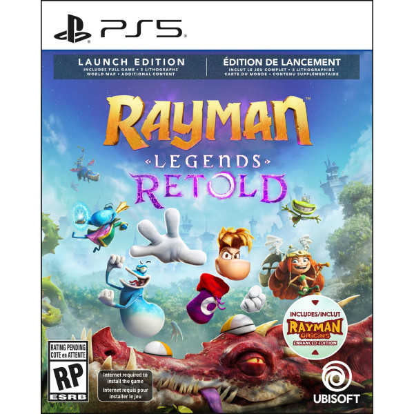 ps5-Rayman Legends Retold Launch Edition
