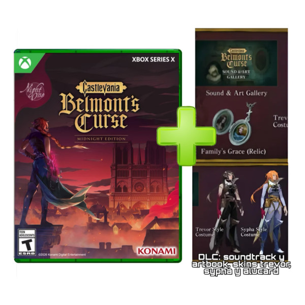 xsx-castlevania belmonts curse midnight edition