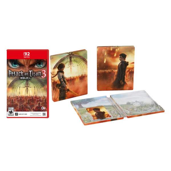 ns2-attack on titan 3 steelbook edition