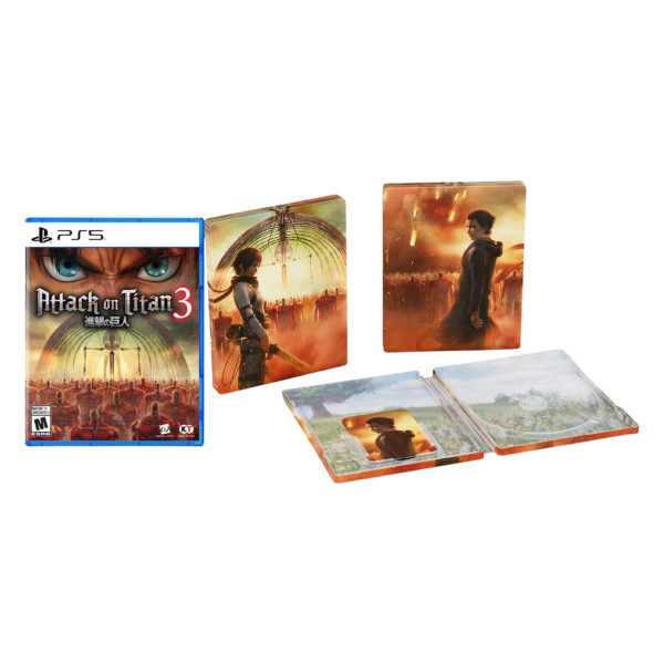 PS5-ATTACK ON TITAN 3 STEELBOOK EDITION
